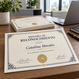Diplomas impresión a color