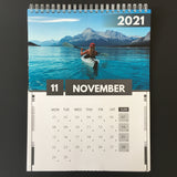 Calendario Colgante con termolaminación, impresión dos meses por hoja