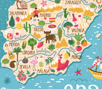 Mapa de España Dibujo