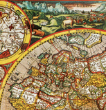 Mapa del mundo siglo XVII