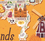 Mapa de Holanda Dibujo