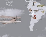 Mapa del Mundo de Animales y Aviones