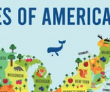 Mapa de Estados Unidos Dibujo