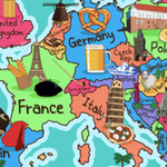 Mapa de Europa Dibujo