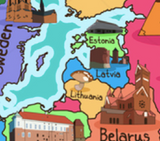 Mapa de Europa Dibujo