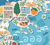 Mapa de Grecia Dibujo