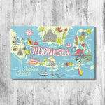 Mapa de Indonesia Dibujo
