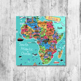 Mapa de África Dibujo