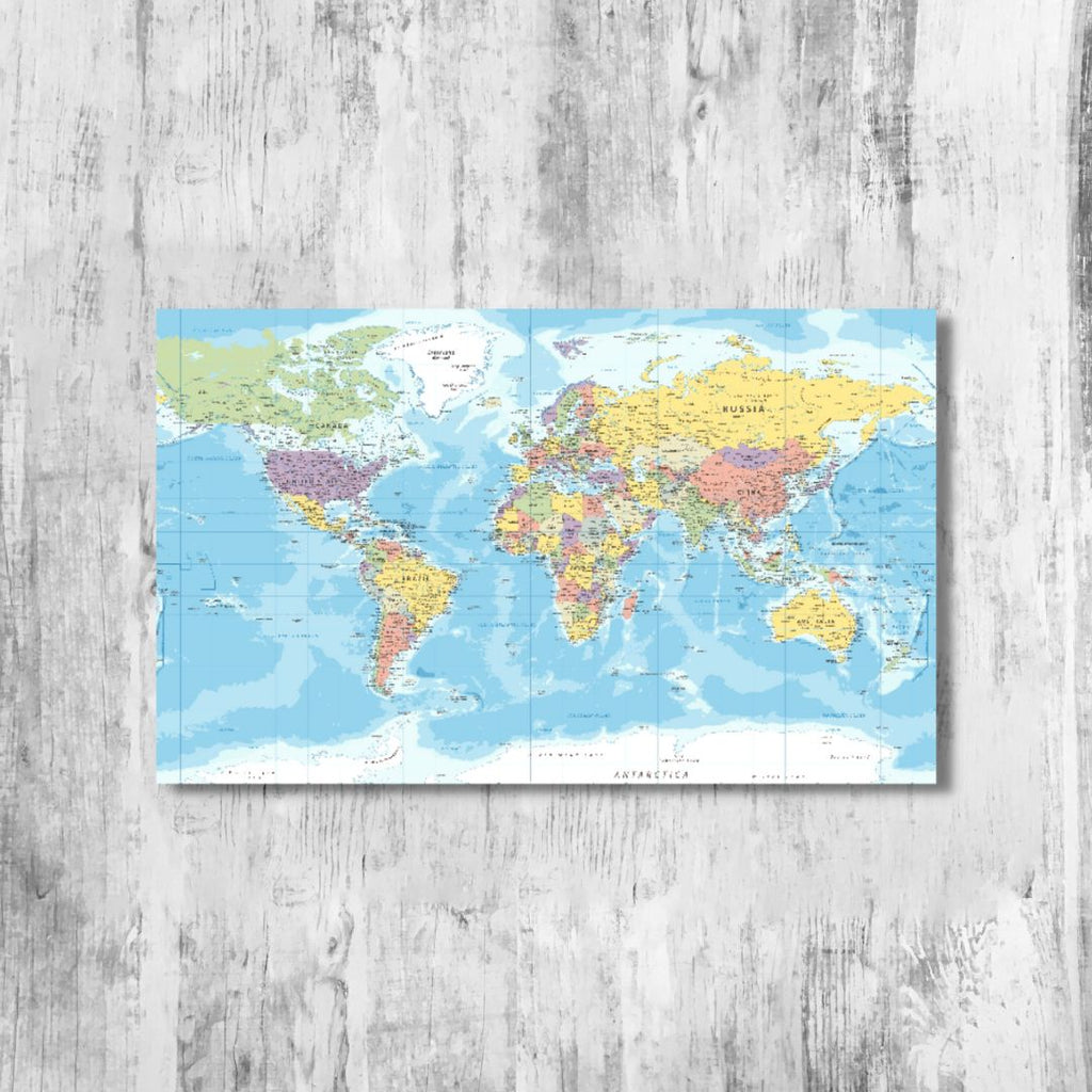 Cuadro Mapa Mundi – Impresionarte