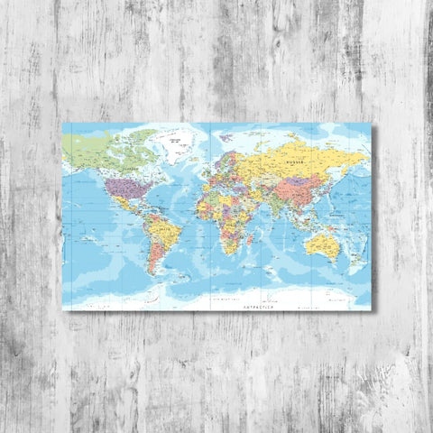 Mapa del Mundo Grande