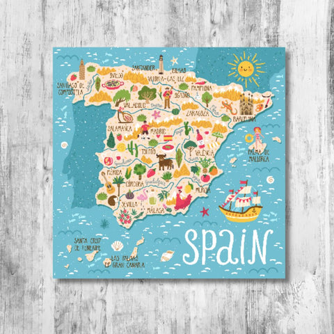 Mapa de España Dibujo