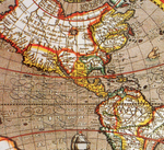 Mapa del mundo siglo XVII