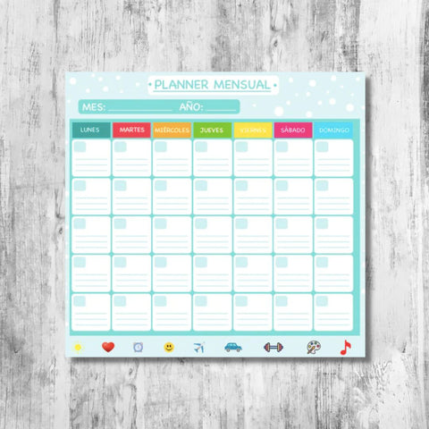 Planner Celeste Horizontal