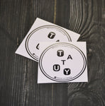 Stickers autoadhesivos de papel tamaño 10x5 cms