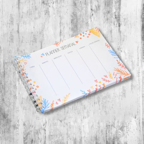 Planner Colorido Horizontal